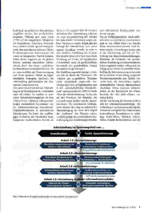 Vorschauseite 2: Industrie 4.0 Perspektiven für Arbeitsgestaltung und Arbeitsschutz