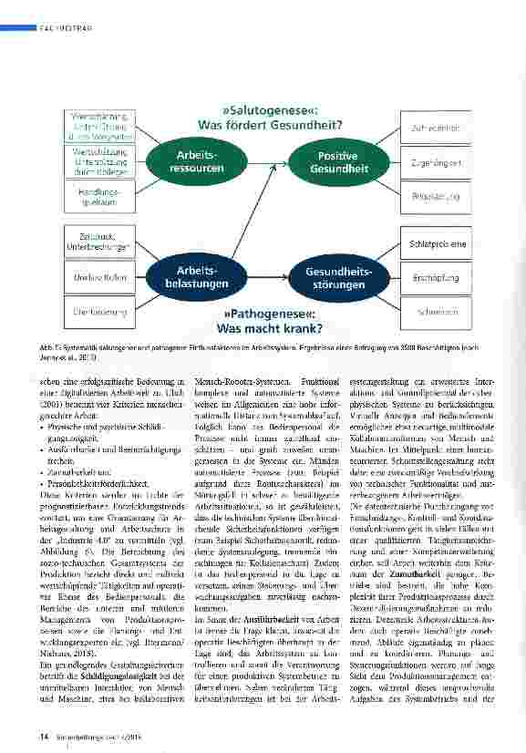 Vorschauseite 6: Industrie 4.0 Perspektiven für Arbeitsgestaltung und Arbeitsschutz