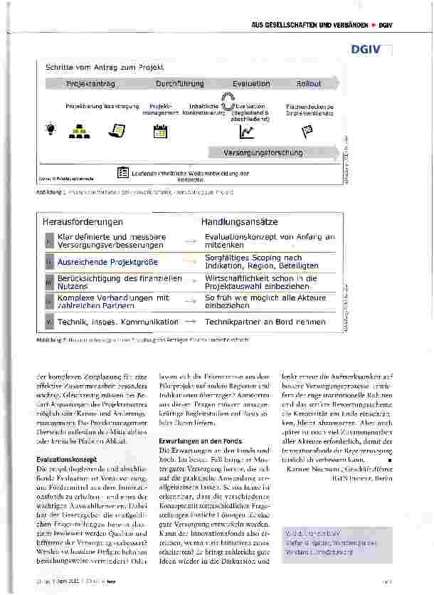 Vorschauseite 2: Erfolgreiche Projekte im Innovationsfonds -Ideen, Evaluation, Projektmanagement