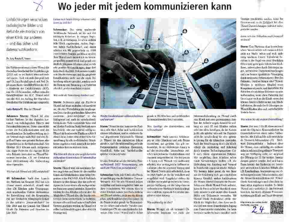 Vorschauseite 1: Wo jeder mit jedem kommunizieren kann