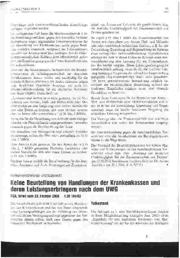 Vorschauseite 2: Untersuchungen der Ärztekammer