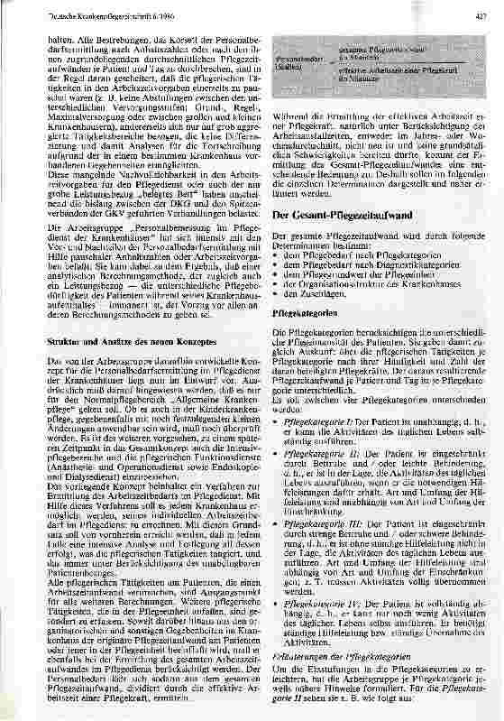 Vorschauseite 3: Pauschale Anhaltszahlen oder analytische Berechnungen Personalbedarfsermittlung im Pflegedienst der Krankenhäuser