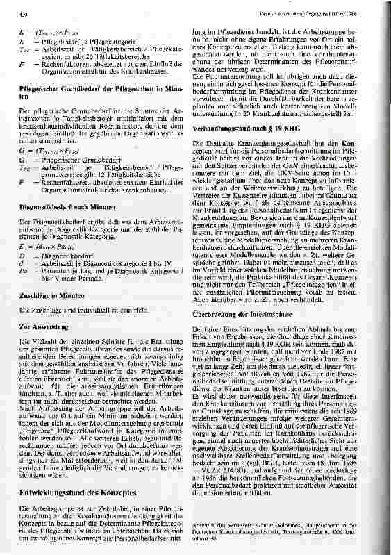 Vorschauseite 6: Pauschale Anhaltszahlen oder analytische Berechnungen Personalbedarfsermittlung im Pflegedienst der Krankenhäuser