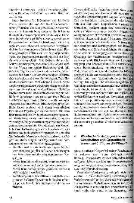 Vorschauseite 5: Pflege vor der Herausforderung duch die Gesundheitswissenschaften