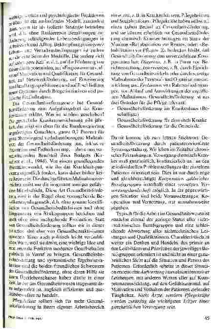 Vorschauseite 6: Pflege vor der Herausforderung duch die Gesundheitswissenschaften