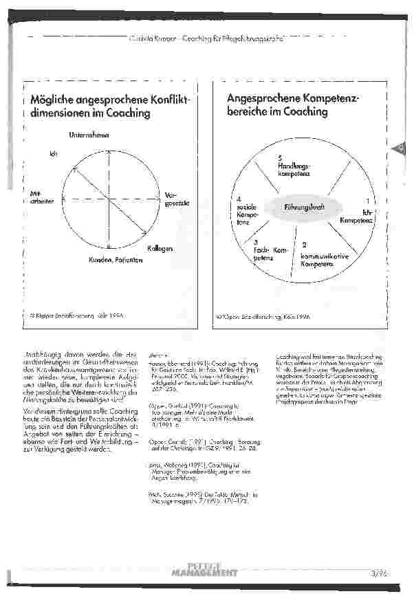 Vorschauseite 5: Coaching für Pflege-Führungskräfte - ein Baustein der Personalentwicklung