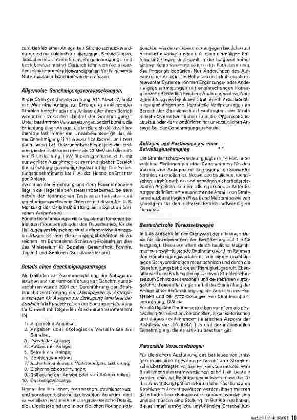 Vorschauseite 2: Strahlenschutzrecht in der täglichen Strahlentherapie Praxis