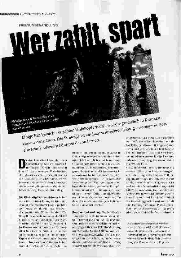 Vorschauseite 1: Wer zahlt, spart