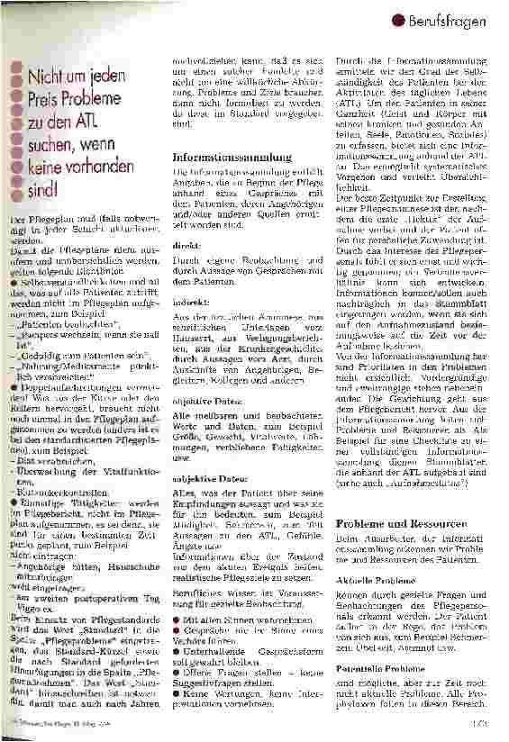 Vorschauseite 3: Die Pflegedokumentation anhand des Pflegeprozesses