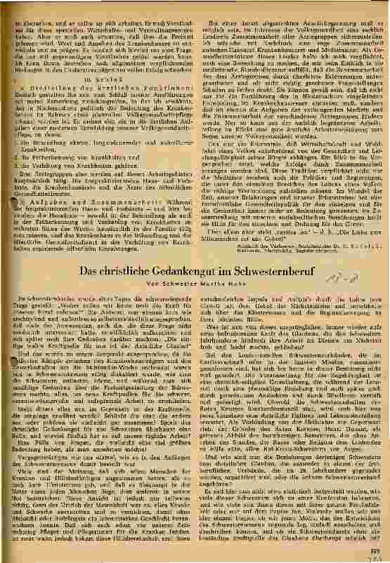 Vorschauseite 4: Die Stellung des Krankenhauses in unserer Zeit