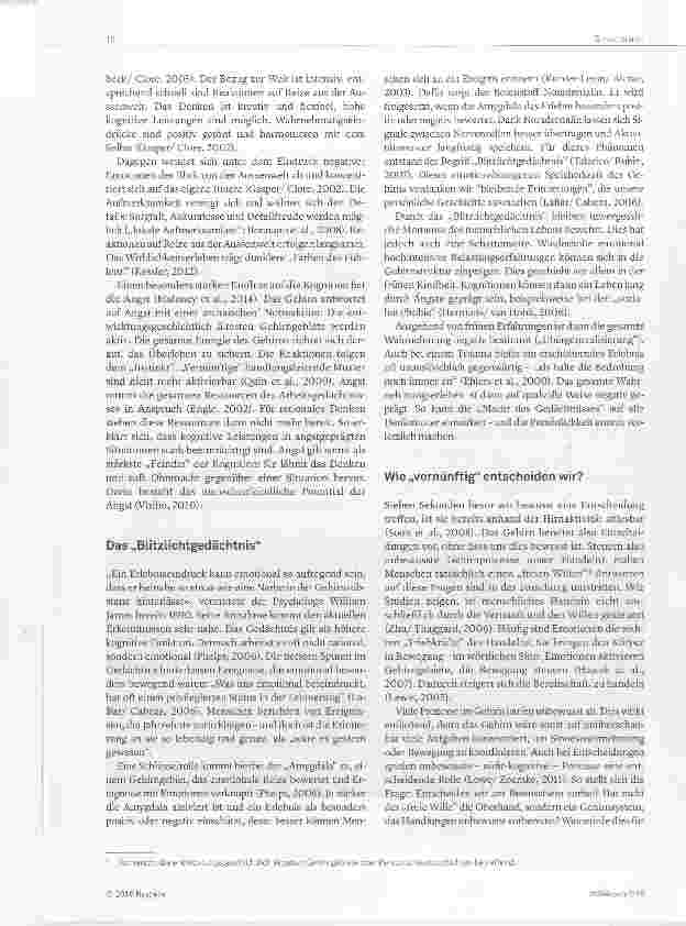 Vorschauseite 2: Denkend fühlen und fühlend denken
