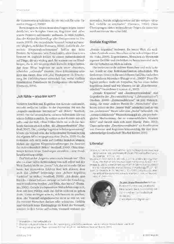Vorschauseite 3: Denkend fühlen und fühlend denken