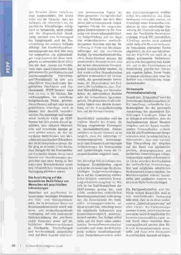 Vorschauseite 2: Auf dem Weg zu einem zukunftsfähigen Finanzierungssystem