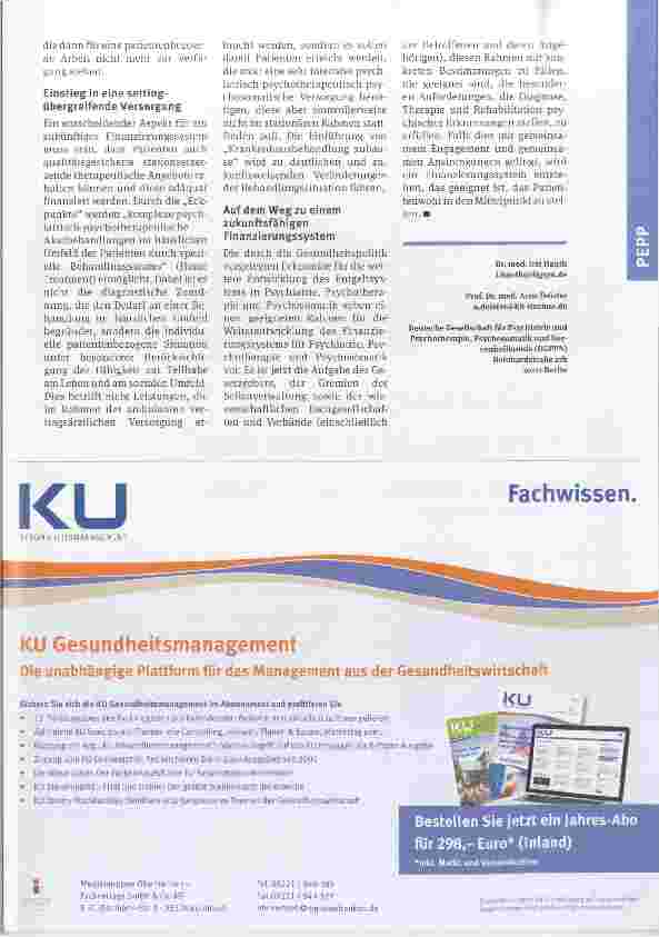 Vorschauseite 3: Auf dem Weg zu einem zukunftsfähigen Finanzierungssystem