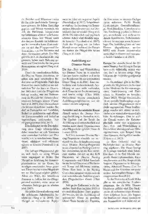 Vorschauseite 3: Katastropheneinsätze erfordern gute Ausbildung