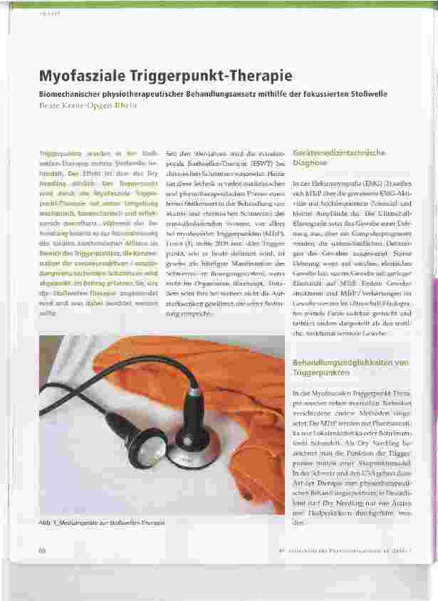 Vorschauseite 1: Myofasziale Triggerpunkt-Therapie