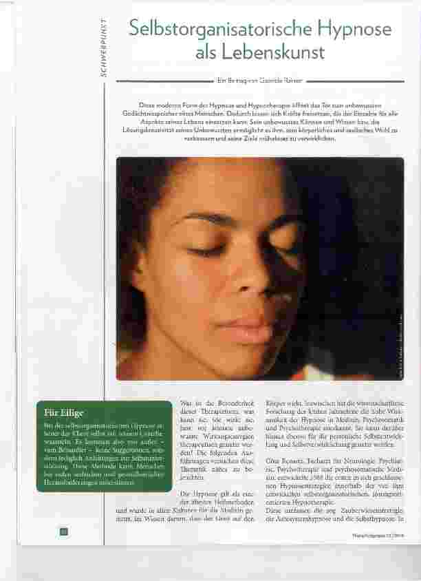 Vorschauseite 1: Selbstorganisatorische Hypnose als Lebenskunst