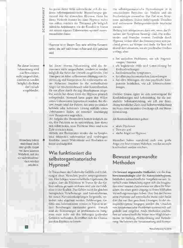 Vorschauseite 3: Selbstorganisatorische Hypnose als Lebenskunst