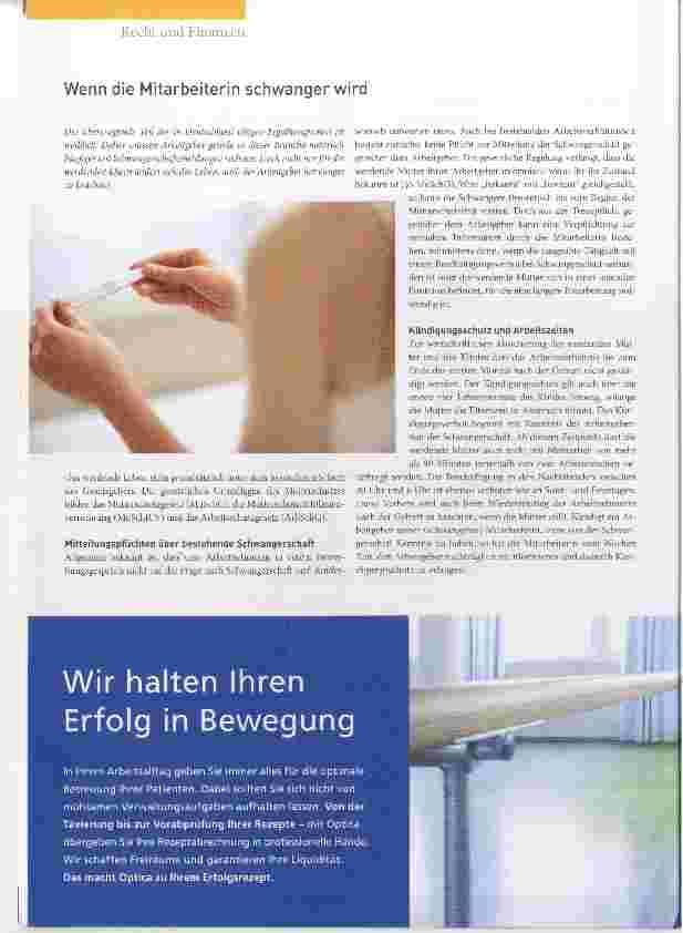 Vorschauseite 1: Wenn die Mitarbeiterin schwanger wird