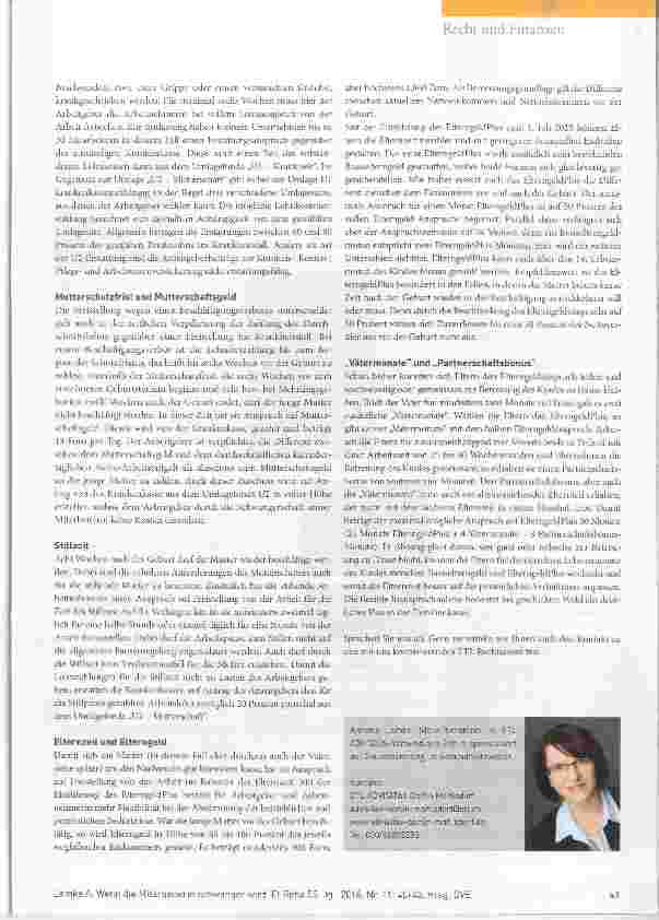 Vorschauseite 4: Wenn die Mitarbeiterin schwanger wird