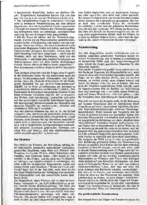 Vorschauseite 5: Verantwortung am Lebensbeginn Ethische Gesichtspunkte zur Gentechnik
