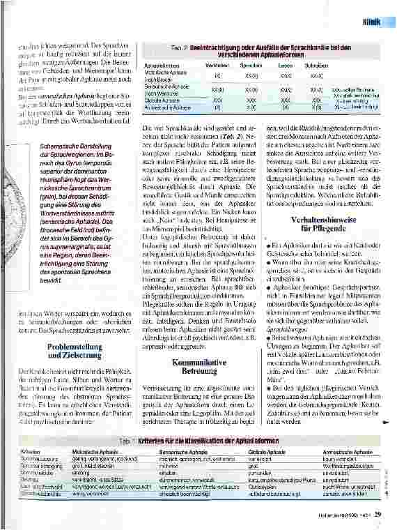 Vorschauseite 2: Patienten mit Aphasie Hinweise zur kommunikativen Betreuung