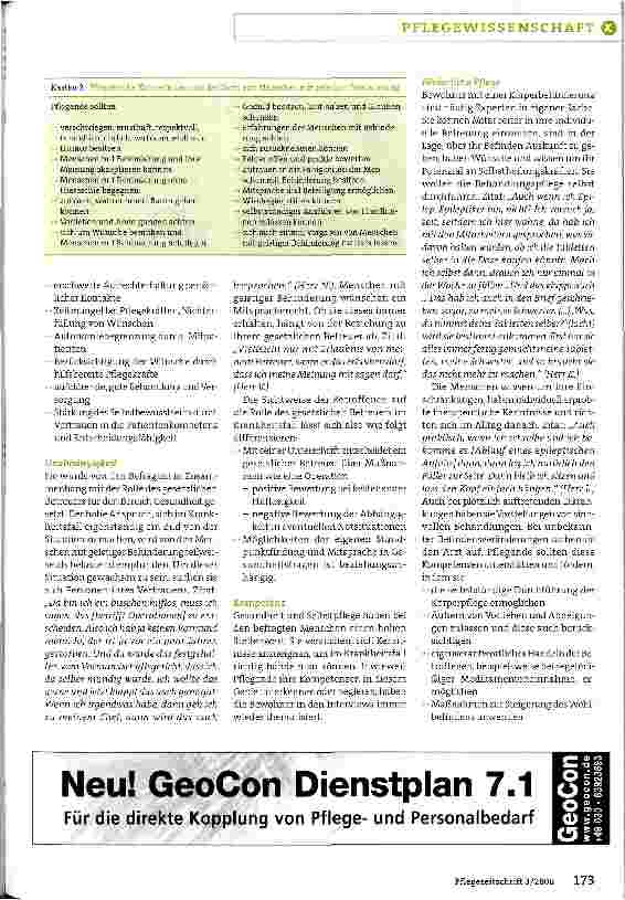 Vorschauseite 4: Prüfstein für die Pflegequalitä