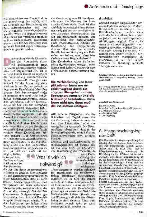 Vorschauseite 4: Sinn und Unsinn intensivmedizinischer Maßnahmen