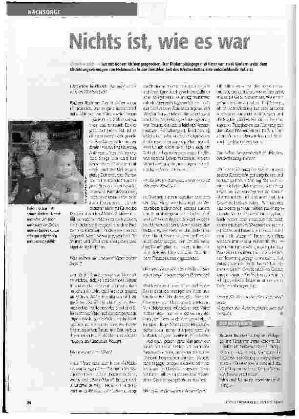Vorschauseite 1: Nichts ist, wie es war