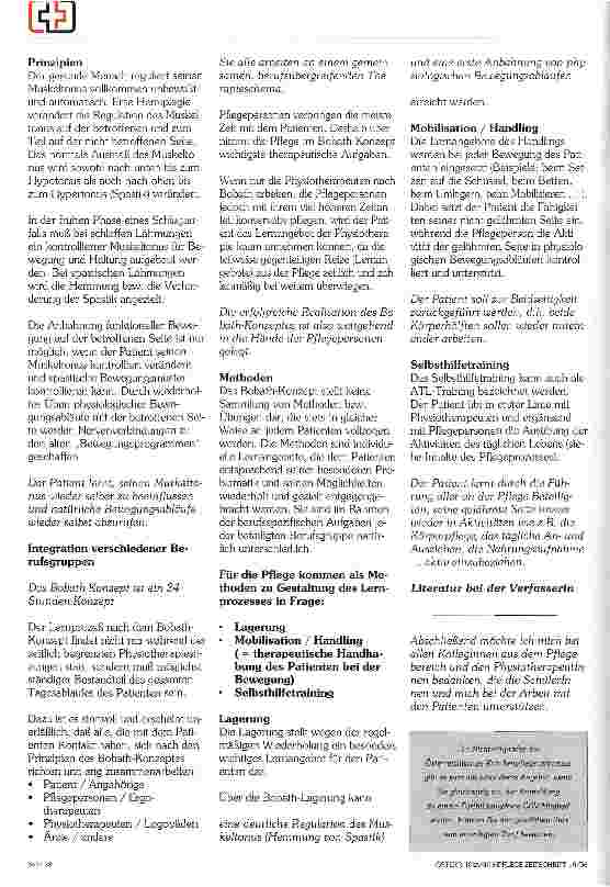 Vorschauseite 3: Das Bobath-Konzept - Bestandteil der Pflege