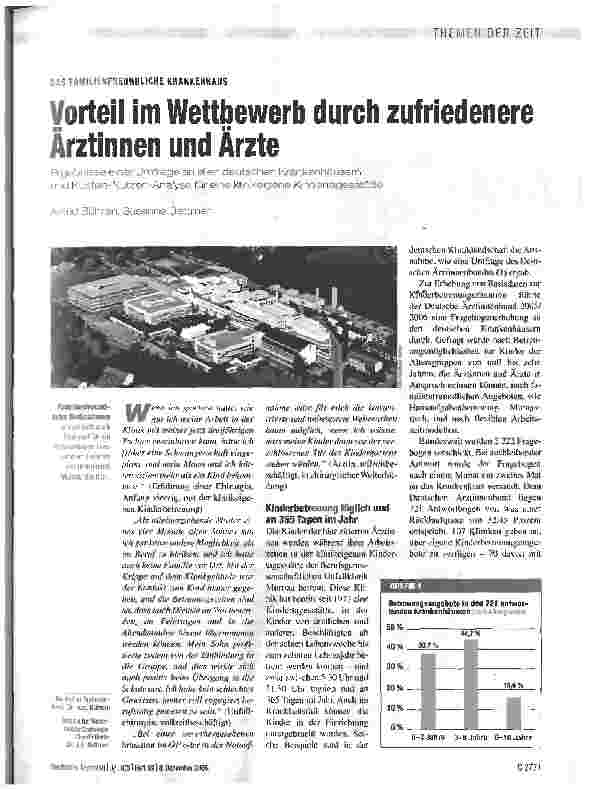 Vorschauseite 1: Vorteil im Wettbewerb durch zufriedenere Ärztinnen und Ärzte