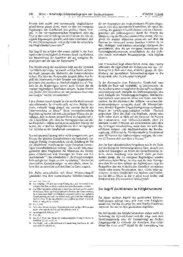 Vorschauseite 4: Notwendige Existenzbedingungen oder Existenzminimum