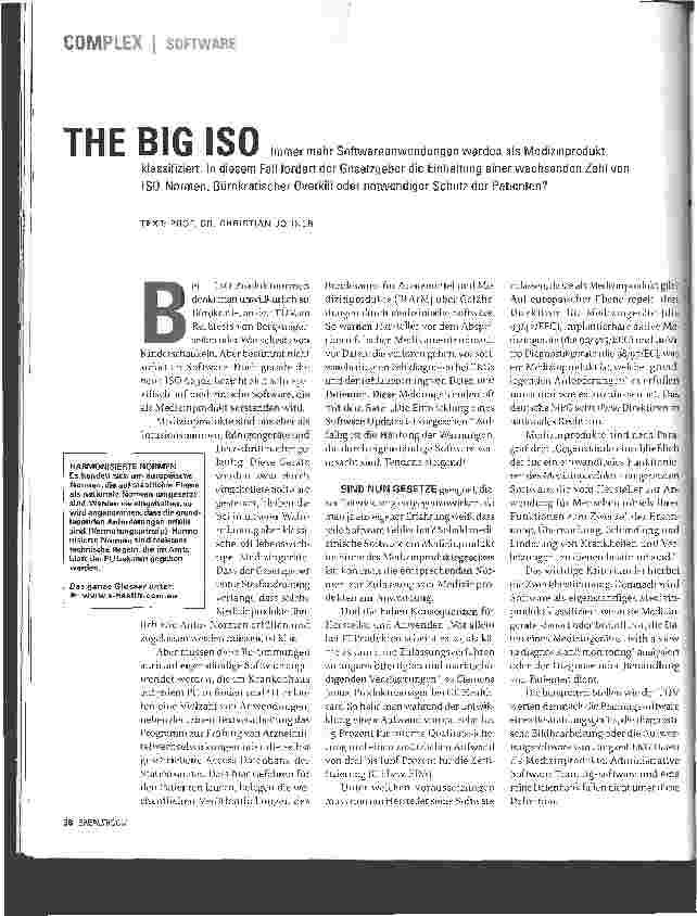 Vorschauseite 1: SOFTWARE - THE BIG ISO