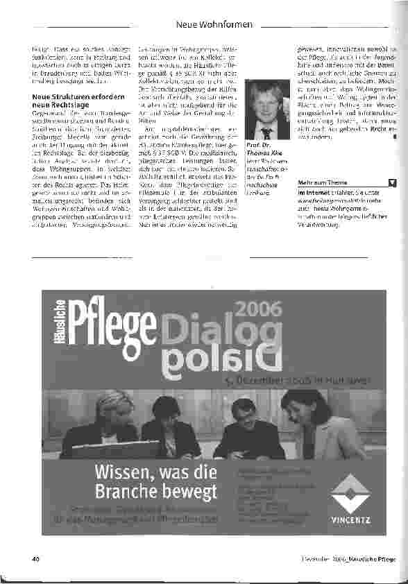 Vorschauseite 3: Ambulante Wohngruppen im Schatten des Rechts