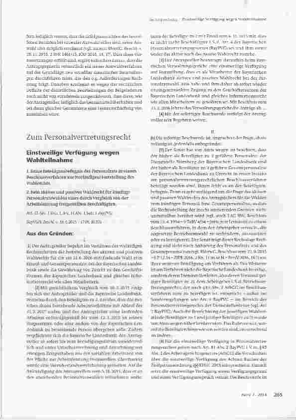Vorschauseite 6: Begründungsbedürftigkeit dienstlicher Beurteilungen