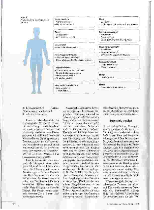 Vorschauseite 3: Geriatrische Krebspatienten haben besondere Bedürfnisse