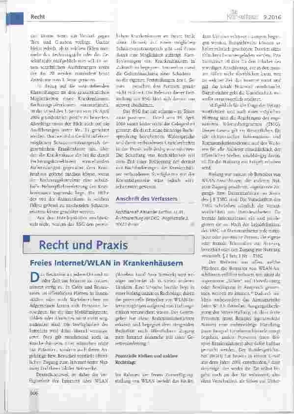 Vorschauseite 3: Nachforderungen von Krankenhäusern gegenüber Krankenkassen
