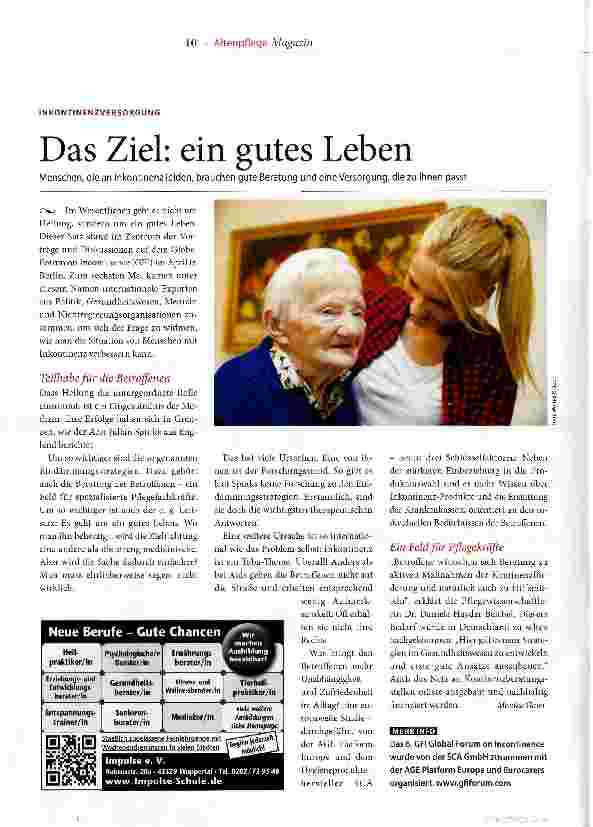 Vorschauseite 1: Das Ziel: ein gutes Leben