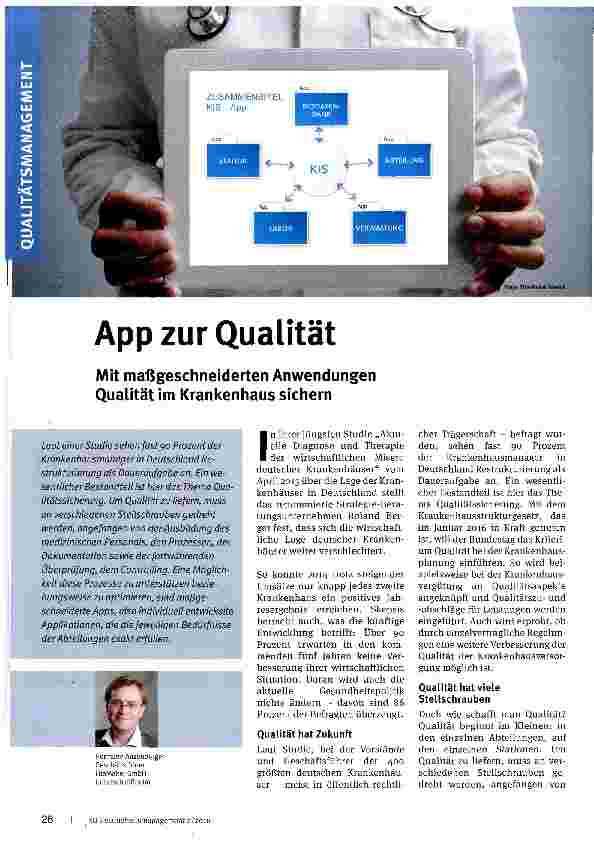 Vorschauseite 1: App zur Qualität