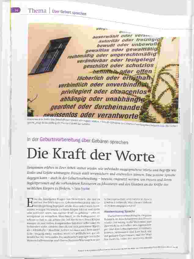 Vorschauseite 1: Die Kraft der Worte