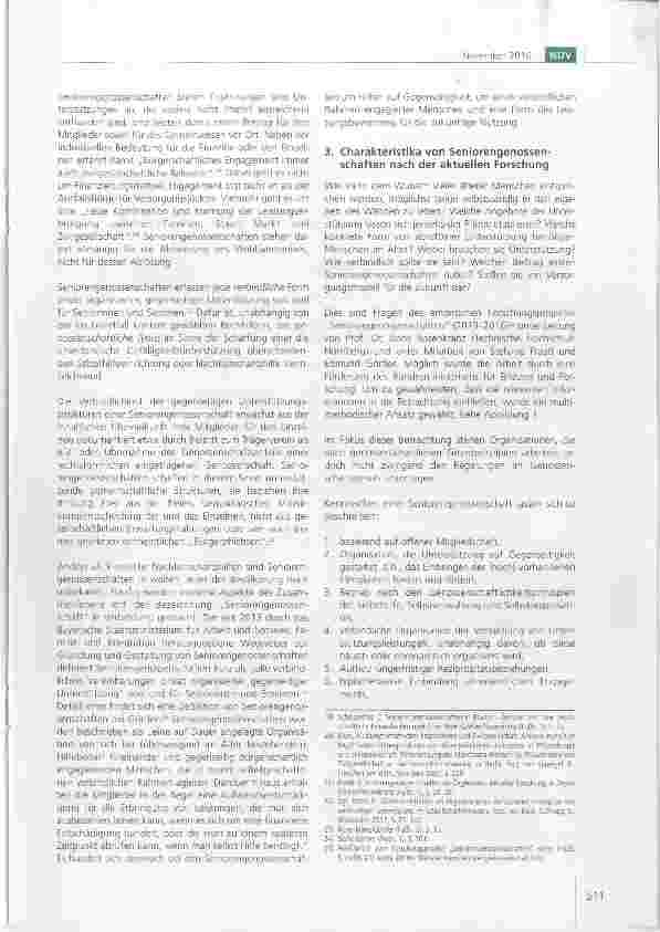 Vorschauseite 3: Seniorengenossenschaften in Deutschland Versorgungsmodell der Zukunft?