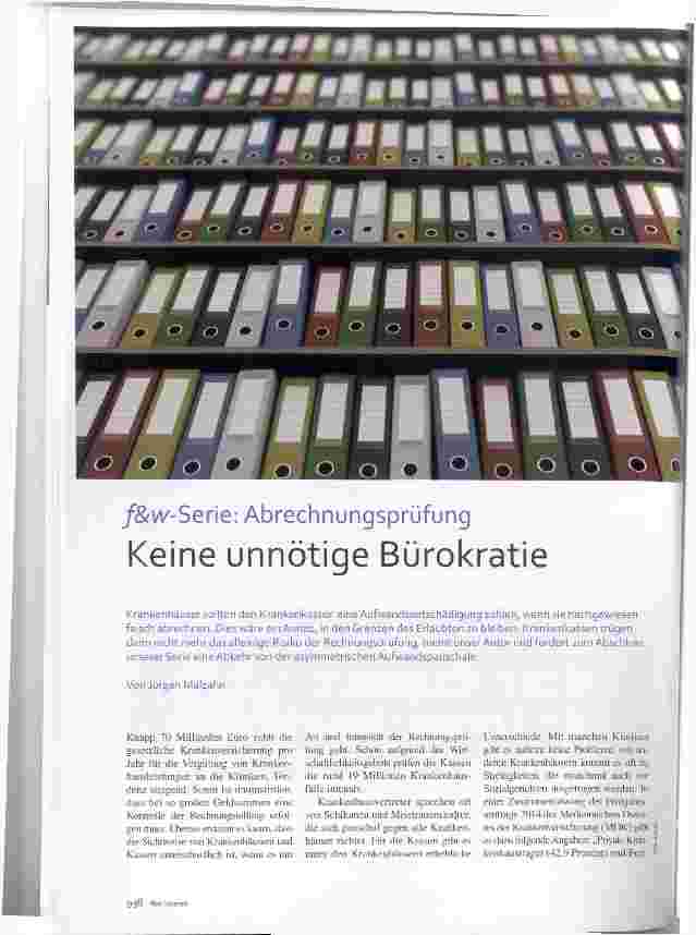 Vorschauseite 1: Keine unnötige Bürokratie