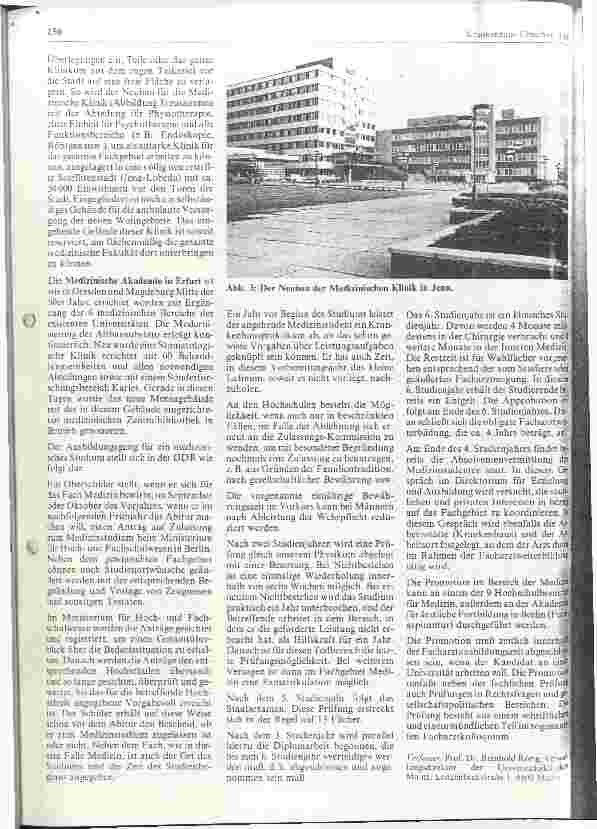 Vorschauseite 3: Das Krankenhauswesen in der DDR