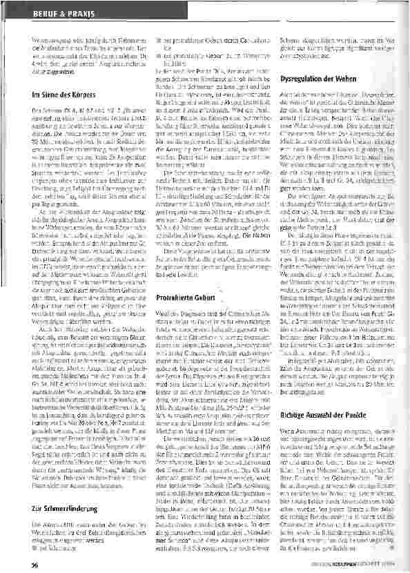 Vorschauseite 2: Mit Nadeln die Geburt einleiten