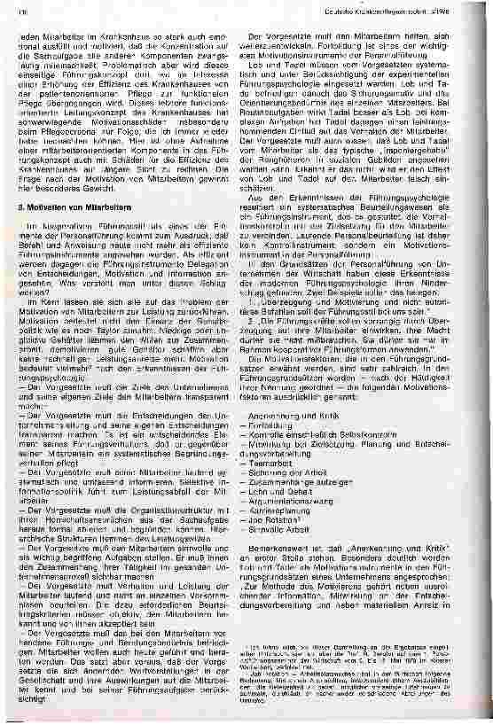 Vorschauseite 3: Grundsätze der Personalführung und die ihre Anwendung im Krankenhausmanagement