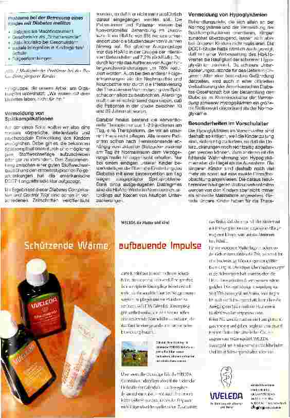 Vorschauseite 2: Die Betreuung von jüngeren Kindern mit Diabetes mellitus