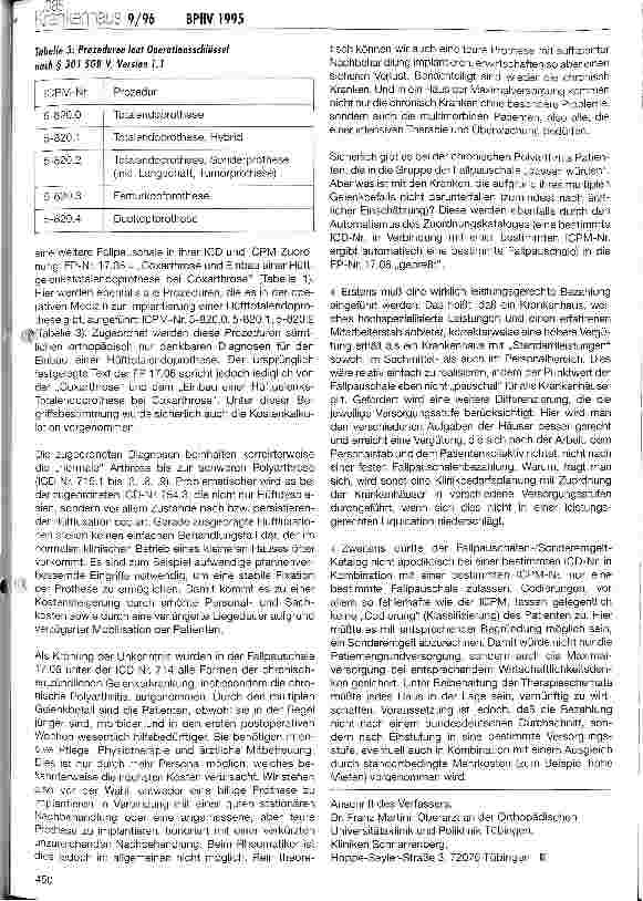 Vorschauseite 3: Die BPflV 1995 unter besonderer Berücksichtigung der 2. Änderungsverordnung