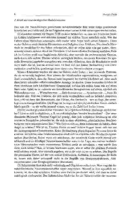 Vorschauseite 4: Kosmos im Kopf? Neurowissenschaften und Menschenbild