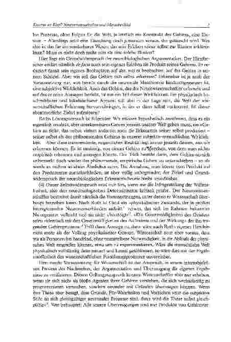 Vorschauseite 5: Kosmos im Kopf? Neurowissenschaften und Menschenbild