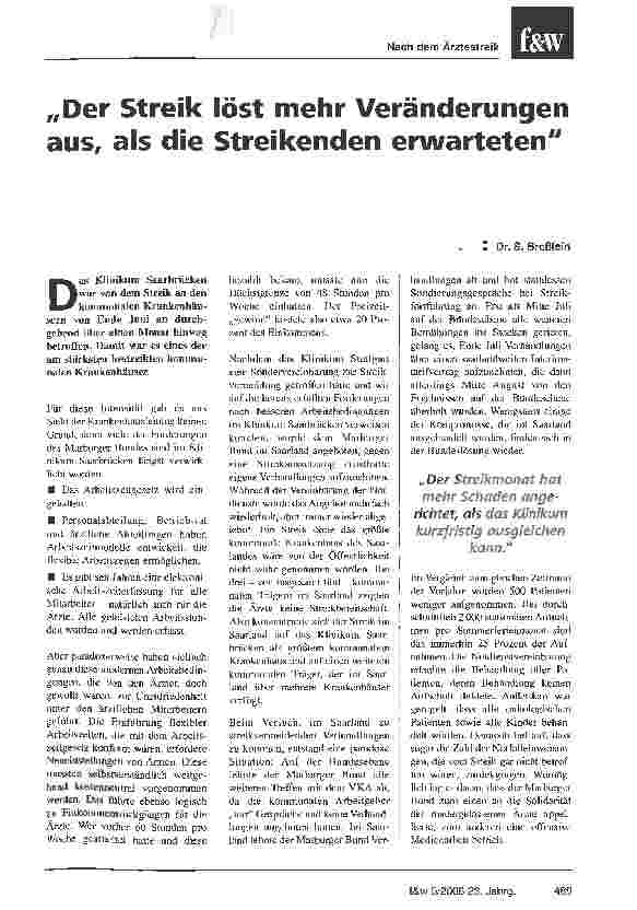 Vorschauseite 1: Der Streik löst mehr Veränderungen aus, als die Streikenden erwarteten